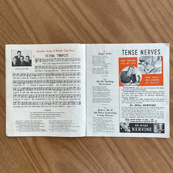 1937 Alka-Seltzer Song Book - Picture 3 of 6